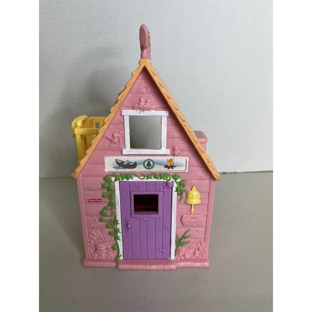 Camp Cabin Tree House Opens Up 2003‎ Loving Family Sweet Streets Fisher Price